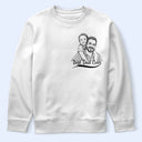 Gift For Mother,Gift For Father,Love,Baseball - Custom Photo Pencil Sketch Best Dad Mom Ever Baseball - Personalized T Shirt