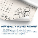 Custom Photo,New Dad,New Mom,New baby,Gift For Father,Non-Eng,Photo - Pencil Sketch,Calendar,Adorable - Custom Photo Pencil Sketch Calendar The Day You Became My Mom Dad - Personalized Poster