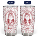 Art Design,Cozy,Pet Lovers,Photo - Pencil Sketch - Remove BG - Custom Photo Pencil Sketch Dog Cat Pet Portrait Toile Remembrance - Personalized Tumbler