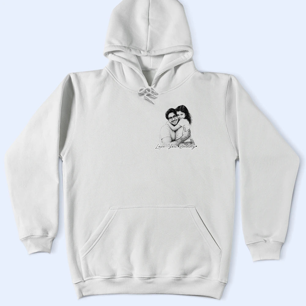 Family,Gift For Bestie,Dog Lovers,Cat Lovers,Happy,Custom Photo,Gift For Mother,Gift For Father - Custom Photo Pencil Sketch Family Dog Cat Portrait - Personalized T Shirt