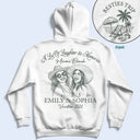 Custom Photo, Beach, Art Design, Summer, Family, Romantic, Photo - Pencil Sketch - Remove BG - Custom Photo Pencil Sketch Family Making Memories Together - Personalized T Shirt