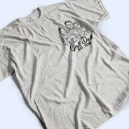 Gift For Father,Love,Non-Eng,Photo - Pencil Sketch,Adorable - Custom Photo Pencil Sketch Girl Dad - Personalized T Shirt