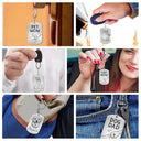 Pet Lovers,Pet Mom,Pet Dad,Dog Lovers,Dog Mom,Dog Dad,Cat Lovers,Cat Mom,Cat Dad,Non-Eng,Photo - Pencil Sketch,Adorable - Custom Photo Pencil Sketch Pet Dad Pet Mom - Personalized Aluminum Keychain