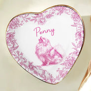Custom Photo,Pet Lovers,Pet Mom,Pet Dad,Happy - Custom Photo Pencil Sketch Pet Photo - Personalised Ring Dish