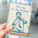 Custom Photo, Art Design, Summer, Travel, Gift For Yourself, Playful, Photo - Pencil Sketch - Remove BG - Custom Photo Pencil Sketch Retro Style A Girl Who Loves Traveling - Personalized Passport Cover, Passport Holder