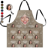 Gift For Husband,Gift For Boyfriend,Gift For Yourself,Gift For Men,Gift For Father,Cooking,Happy,Non-Eng,Photo,Romantic - Custom Photo Personal Chef Husband - Personalized Apron