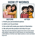 Gift For Couples,Gift For Husband,Gift For Wife,Gift For Boyfriend,Gift For Girlfriend,Dog Couple,Cat Couple,Pet Couple,Love,LGBT - Custom Photo Pixel Art Effect Found On The Internet - Personalized Mug