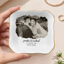 Gift For Couples, Gift For Husband, Gift For Wife, Gift For Boyfriend, Gift For Girlfriend, LGBT, Love, Engaged, Wedding, Married - Custom Photo Proposal Engagement Engaged Wedding Couple - Personalized Ring Dish