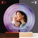 Gift For Grandma, Gift For Mother, Love, Custom Photo - Custom Photo QR Code Mother Grandma Decorative Vinyl Record - Personalized 3D Led Light Wooden Base