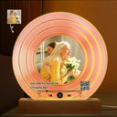 Gift For Grandma, Gift For Mother, Love, Custom Photo - Custom Photo QR Code Mother Grandma Decorative Vinyl Record - Personalized 3D Led Light Wooden Base