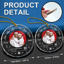 Gift For Couples,Gift For Women,Gift For Men,Gift For Wife,Gift For Husband,Gift For Boyfriend,Gift For Girlfriend,Christmas,Love,Custom Photo - Custom Photo QR Code Song We Got This Couple - Personalized Circle Glass Ornament