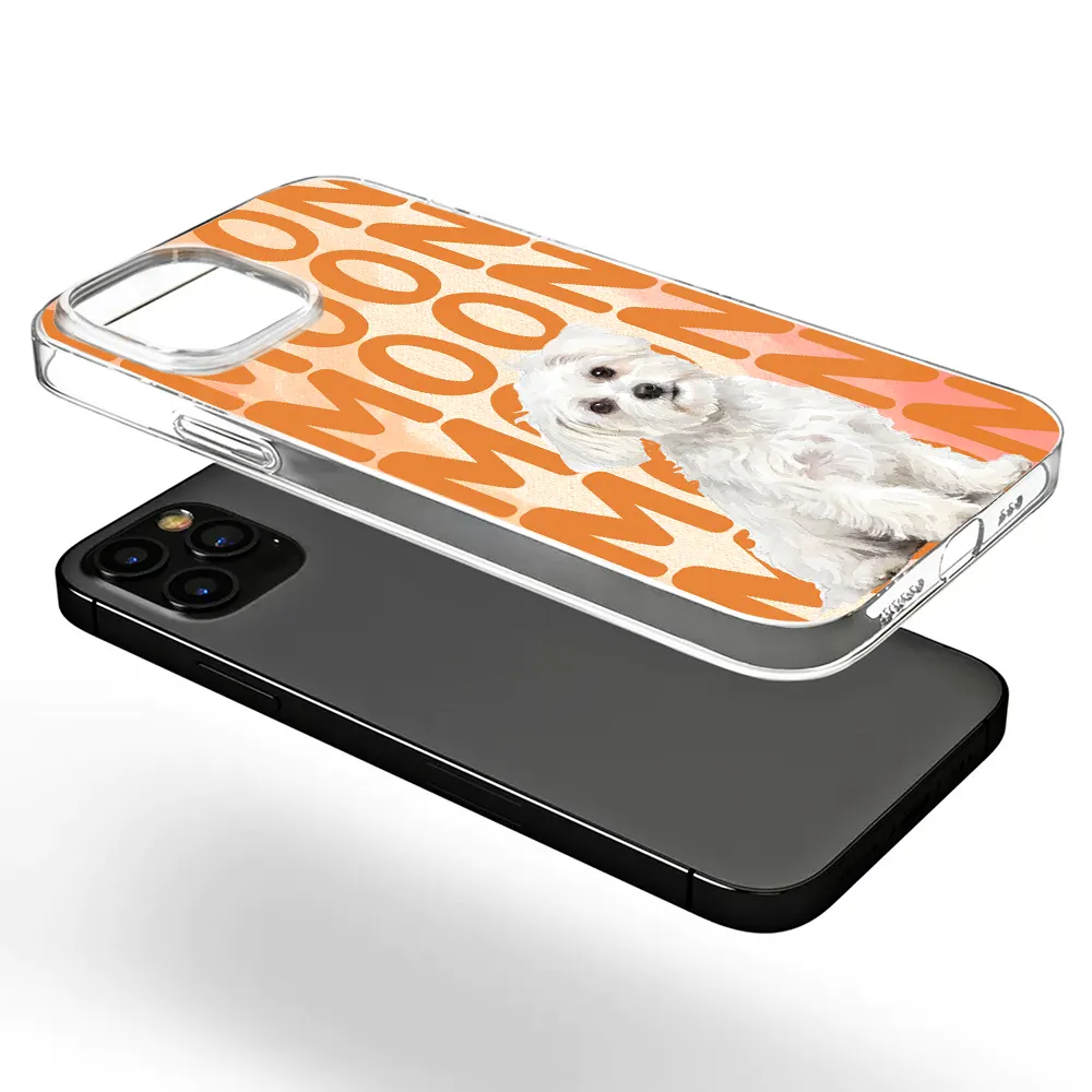 Custom Photo, Art Design, Pet Lovers, Adorable, Photo - Watercolor - Remove BG - Custom Photo Realistic Watercolor Art Cute Dog Cat Portrait - Personalized Clear Phone Case