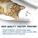 Pet Lovers, Dog Lovers, Cat Lovers, Love - Custom Photo Realistic Watercolor Art Dog Cat Pet - Personalized Poster