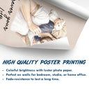Gift For Father,New Dad,Gift For Grandpa,Non-Eng,Photo - Watercolor (remove BG),Adorable - Custom Photo Realistic Watercolor Art Forever Your Little Girl - Personalized Poster