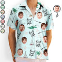 Gift For Men,Gift For Father,Gift For Grandpa - Custom Photo Reel Cool Dad - Personalized Hawaiian Shirt