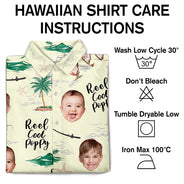 Gift For Men,Gift For Father,Gift For Grandpa - Custom Photo Reel Cool Dad - Personalized Hawaiian Shirt