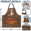Funny,Cooking,Gift For Wife,Gift For Husband,Gift For Yourself,Gift For Women,Gift For Men,Gift For Father,Gift For Mother,Retirement - Custom Photo Retired Not My Problem Anymore - Personalized Apron