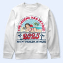 Gift For Yourself, Gift For Women, Gift For Men, Retirement, Beach, Funny, Custom Photo - Custom Photo Retro Beach Who Cares I'm Retired - Personalized T Shirt