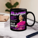 Gift For Yourself,Gift For Women,Gift For Men,Custom Photo,Happy - Custom Photo Runner Magazine - Personalized Mug