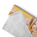 Gift For Wife, Gift For Yourself, Gift For Women, Gift For Sisters, Gift For Bestie, Beach, Happy - Custom Photo Salty Lil Beach - Personalized Beach Towel