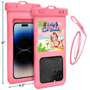 Gift For Women, Summer, Beach, Travel, Happy - Custom Photo Salty Lil Beach - Personalized Waterproof Phone Pouch