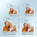 Top Market,Art Design,Gift For Bestie,Humorous,Photo - Semi Realistic Portrait - Custom Photo Semi Realistic Portrait Besties Forever - Personalized Acrylic Keychain
