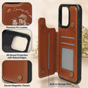 Custom Photo, Art Design, Gift For Couples, Top Market, Romantic, Photo - Semi Realistic Portrait - Custom Photo Semi Realistic Portrait Romantic Couple I Love You - Personalized Leather Flip Wallet Phone Case