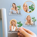 Travel,Art Design,Inspirational,Photo - Semi Realistic Portrait - Custom Photo Semi Realistic Portrait Travel Magnet Portrait - Personalized Acrylic Magnet
