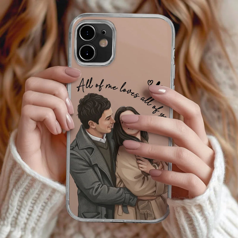 Custom Photo, Art Design, Gift For Couples, Romantic, Photo - Semi Realistic Portrait - Custom Photo Semi Realistic Portrait You & Me We Got This - Personalized Clear Phone Case