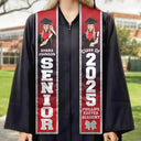 Gift For Yourself, Graduation, Happy - Custom Photo Senior Graduation - Personalized Stoles