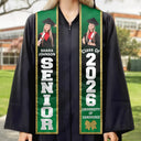 Gift For Yourself,Gift For Women,Gift For Men,Graduation,Happy - Custom Photo Senior Graduation - Personalised Stoles