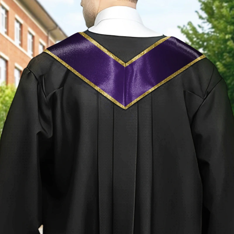 Gift For Yourself,Gift For Women,Gift For Men,Graduation,Happy - Custom Photo Senior Graduation - Personalised Stoles