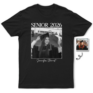 Graduation, Gift For Yourself, Gift For Women, Gift For Men, Gift For Bestie - Custom Photo Senior Graduation Gift - Personalized T Shirt