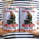 Gift For Couples,Old Couples,Gift For Husband,Gift For Wife,Gift For Boyfriend,Gift For Girlfriend,Love,Custom Photo - Custom Photo Sexy Couple I Love You Every Day - Personalized White Edge-to-Edge Mug