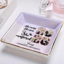 Graduation,Gift For Girlfriend,Gift For Bestie,Gift For Daughter,Happy - Custom Photo She Came She Saw She Mastered - Personalized Ring Dish