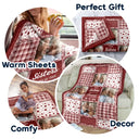 Gift For Sisters,Gift For Bestie,Gift For Women,Christmas,Happy - Custom Photo Sisters Besties Think Of This Blanket As A Hug From Me To You - Personalized Fleece Blanket, Sherpa Blanket