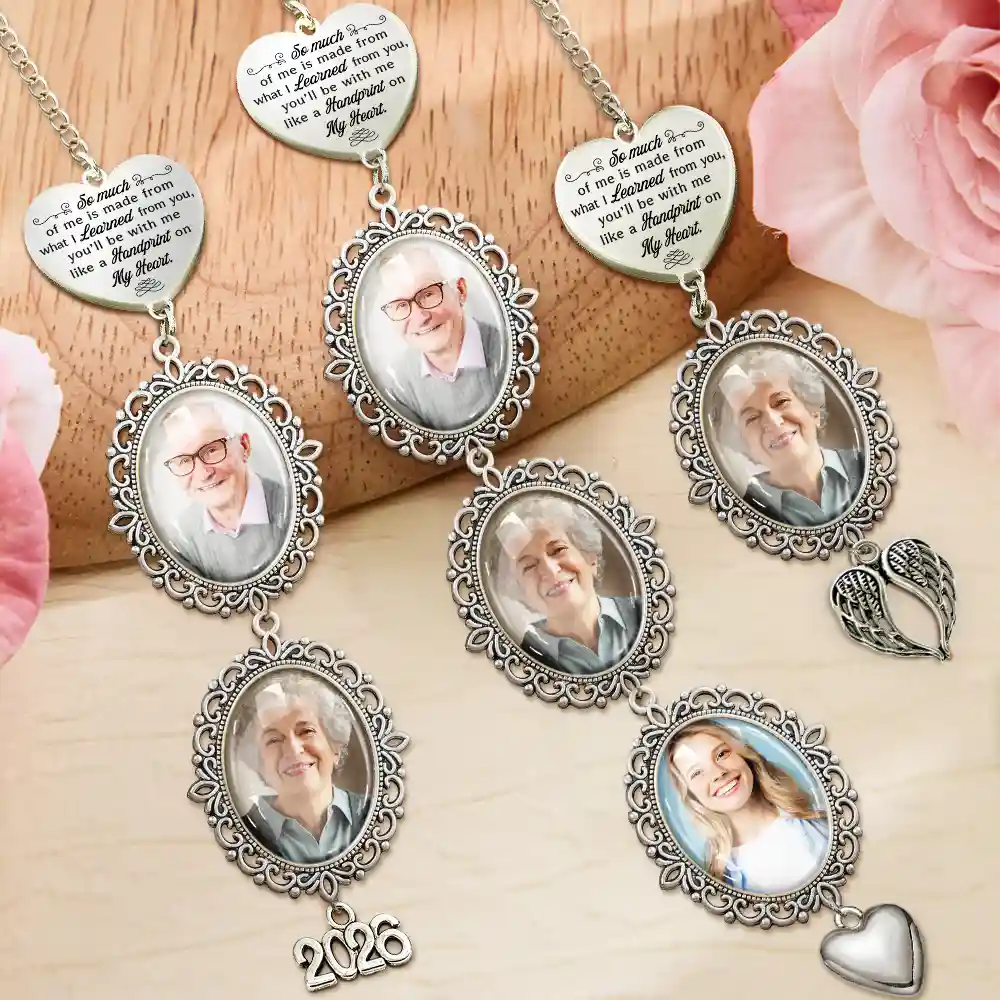 Graduation,Gift For Yourself,Memorial - Custom Photo So Much Of Me Is Made - Personalized Graduation Tassel Charm