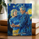 Custom Photo,Art Design,Gift For Couples,Top Market,Romantic,Photo - Starry Night  - Custom Photo Starry Night Romantic Couple Anniversary - Personalized Building Brick Blocks