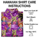 Custom Photo,Beach,Art Design,Summer,Top Market,Pet Dad,Pet Lovers,Gift For Father,Playful,Photo - Starry Night  - Custom Photo Starry Night Tropical Pattern Dog Cat Kid - Personalized Hawaiian Shirt
