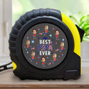 Gift For Father,Gift For Grandpa,Happy,Independence Day,Photo,Icon,Humorous - Custom Photo Stars & Stripes Best Dad Grandpa Ever - Personalized Tape Measure