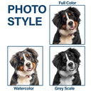 Dog Dad,Cat Dad,Pet Dad,Custom Photo,Top Market,Independence Day,Non-Eng,Photo,Confident - Custom Photo Stars & Stripes Best Dog Dad Ever - Personalized T Shirt