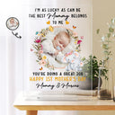 Custom Photo The Best Mommy Belongs To Me - Personalized Vertical Rectangle Acrylic Plaque