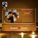 Gift For Couples, Gift For Husband, Gift For Wife, Gift For Boyfriend, Gift For Girlfriend, Love, Custom Photo - Custom Photo The Day I Found My Missing Piece - Personalized Rectangle LED Light
