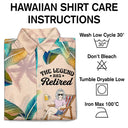Beach, Summer, Poolside, Retirement, Gift For Women, Gift For Yourself, Gift For Wife, Funny - The Legend Has Retired - Personalized Hawaiian Shirt