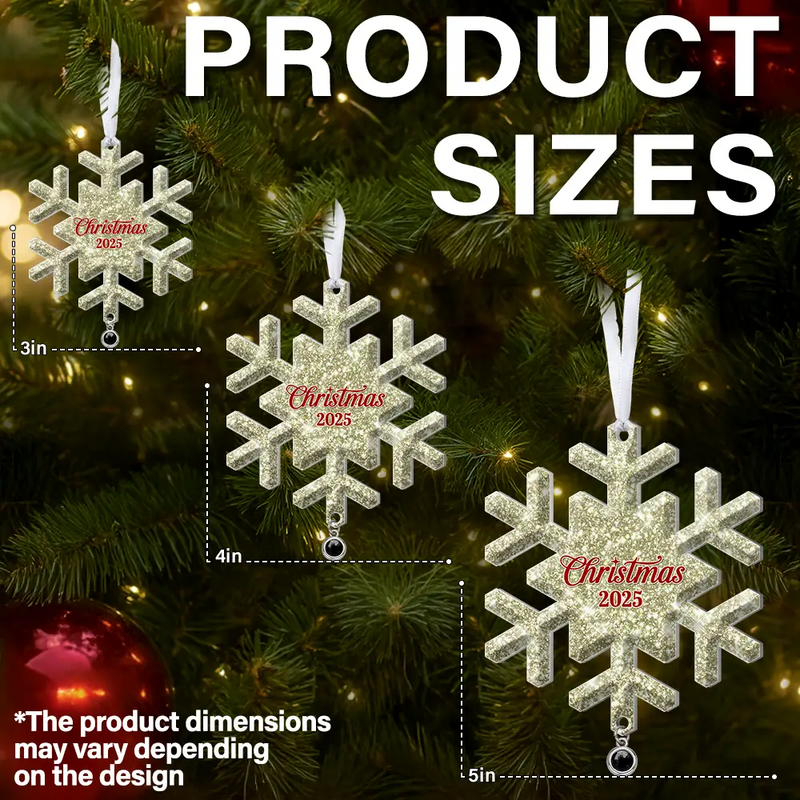 Christmas, Family, Parents, Gift For Grandparents, Happy, Cousin - Custom Photo The Love Between Family Is Forever - Personalized Custom Shaped Photo Projection Ornament