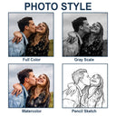 Custom Photo,Gift For Couples,Gift For Wife,Gift For Husband,Gift For Boyfriend,Gift For Girlfriend,LGBT,Photo,Romantic - Custom Photo The Love Times - Personalized Custom Shaped Car Visor Clip
