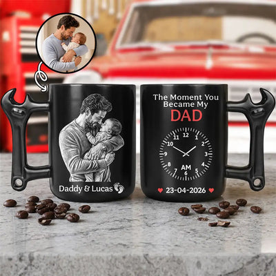 Wrench Shaped Handle Mug