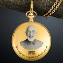 Custom Photo,Memorial,Family,Sad - Custom Photo The Moment Your Heart Stopped Mine Changed Forever - Personalized Pocket Watch