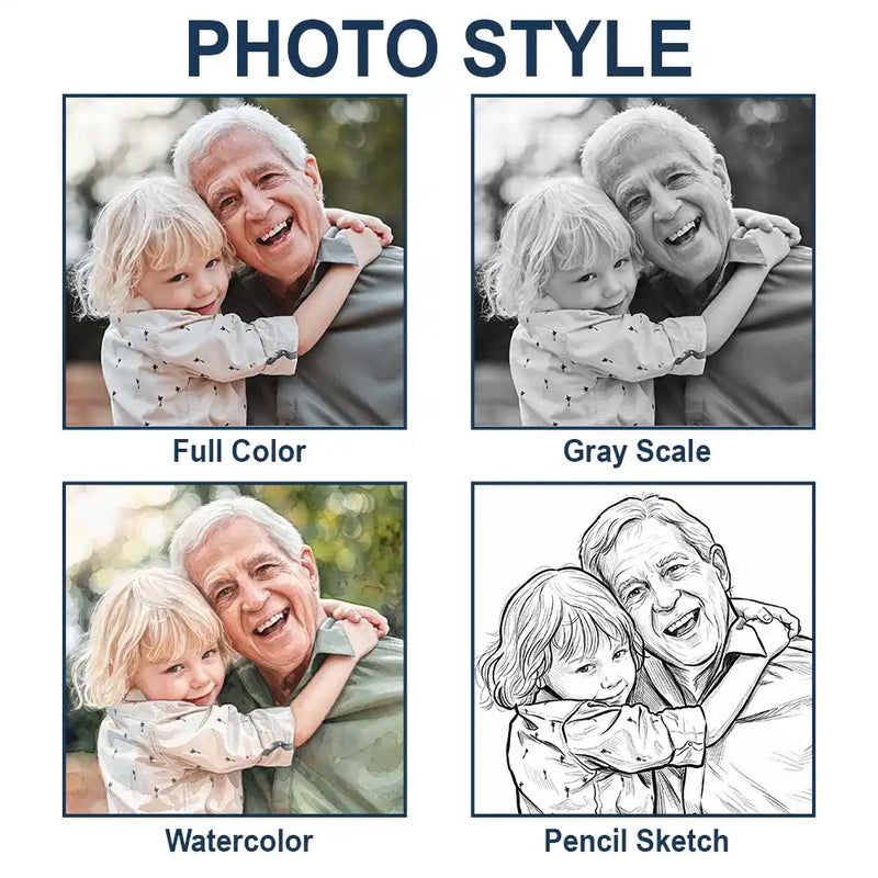 Custom Photo,Photo,Grateful - Custom Photo The Papa Times - Personalized Custom Shaped Car Visor Clip