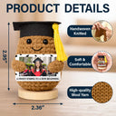 Graduation, Gift For Women, Gift For Men, Gift For Daughter, Gift For Son, Gift For Bestie, Happy, Funny - Custom Photo The Tassel Was Worth The Hassle - Personalized Doll Crochet With Custom Card